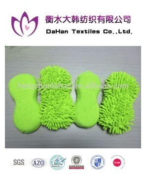 car cleaning microfiber chenille sponge