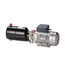 hydraulic power unit for snow plow