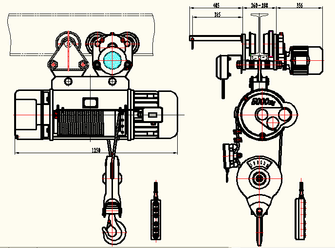 Electric Hoist- Capacity From1t to 50t