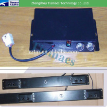 Statistics number of bus passengers counting digital electric counter