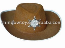 hot sale Carnival hat /Festival hat /Party hat light brown with six pointed star