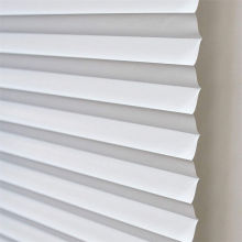 Retractable Cordless Plisse Blinds with Crepe or Crush Fabric for Decoration