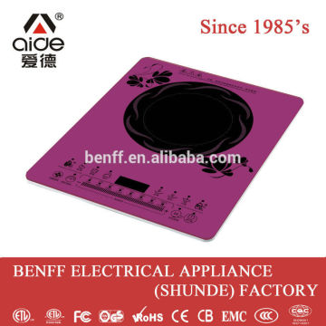 Easily cleaned single burner portable stove induction plate cooking equipment