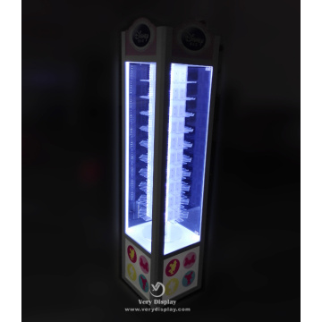 Customized led lighting rotating display stand showcase