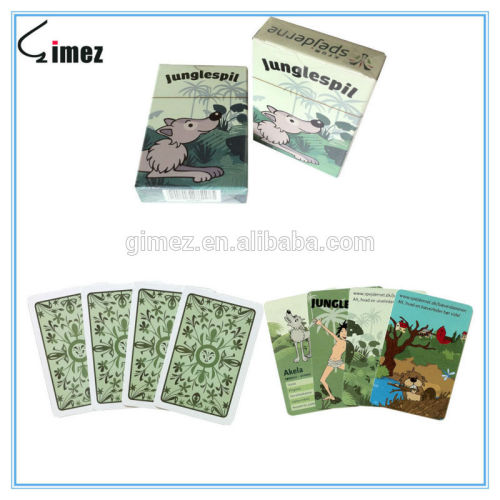 Kids game cards,Memory cards game,Jungle spil playing cards