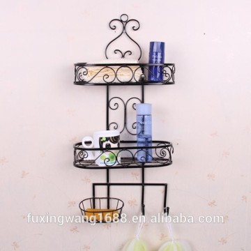 Iron bathroom floor basin rack shelf bathroom storage rack shelf
