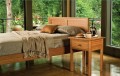 La moderna protección ambiental Colección de dormitorio Hosta Cal King Platform Bed