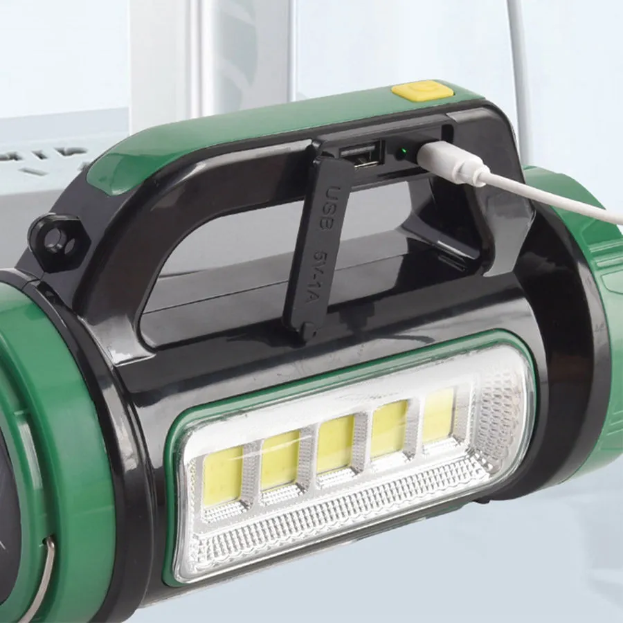 Compact Solar Camping Light with High-Performance COB LED Technology