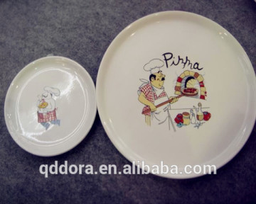 bulk ceramic pasta plate set made in china/round shape ceramic cookie plate