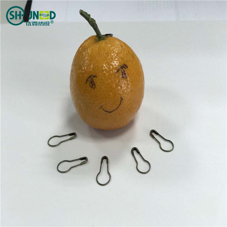 China wholesale high quality pear shaped hijab safety pin copper safety pin for garment accessories jumbo safety pin