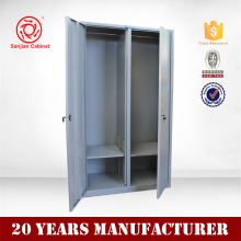 Practical popular kd bedroom furniture 2 door steel wardrobe locker