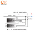 LED emergency driver with li-ion 3.7V battery