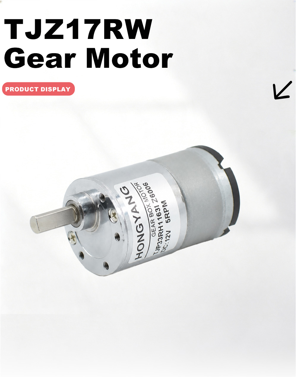 33RH Dişli Motor-x 33RH Gear Motor-x