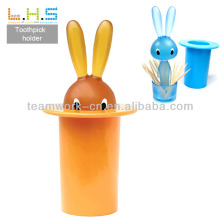 Decorated rabbit toothpick box