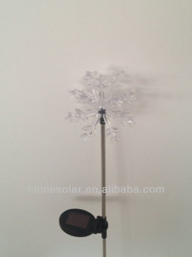 Christmas Snowflake Solar Stake Solar Lawn Light for holiday