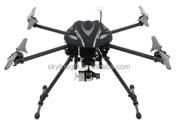 Gopro FPV Carbon Fiber black Drone Professional aerial video 4 axis quad copter UAS X800 Drone