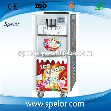 three flavor soft serve ice cream machine