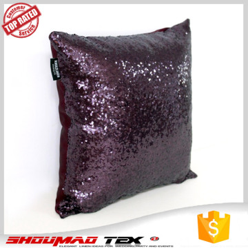 china wholesale decorative latest design beaded sequin cushion cover