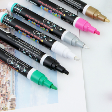 CeramicMarkers Permanent Madera Textile Fabric Pen Set