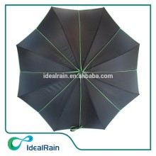 black auto open unique design leaf shape wind resistant umbrella