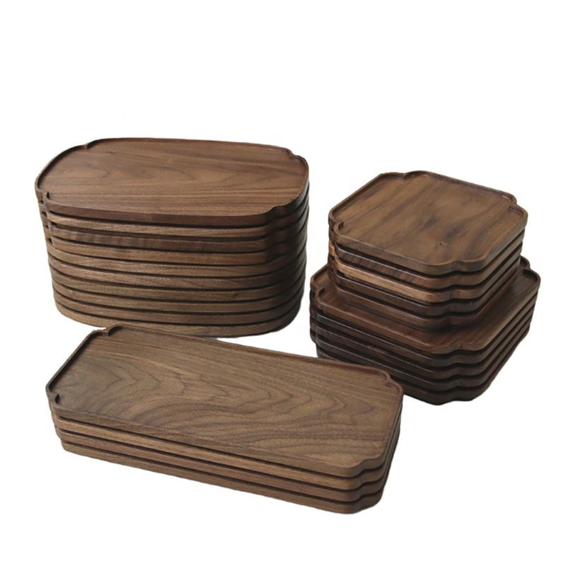 Minimalist Style Unique Multifunctional Home Decor High Quality Bamboo Wooden Fibe Tray