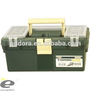 Plastic fishing tackle box; fishing seat box