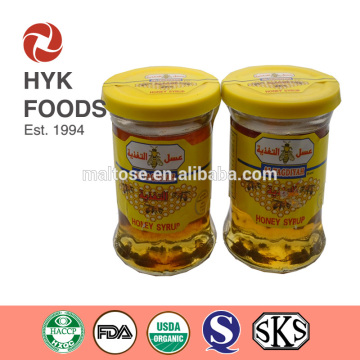 new shelves 80g glass cup bottle honey syrup hot sell