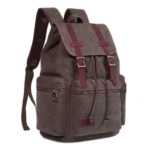 Soft lightweight canvas backpack bag,adventure hiker junior school day pack back sack bookbag rucksack daypack with RFID pocket
