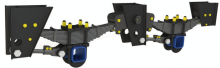 Geman mechanical suspension trailer