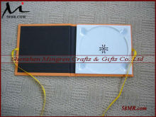 Linen Fabric CD/DVD Case,cloth cd case