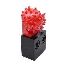 Single roller cone palm drill bit with holder