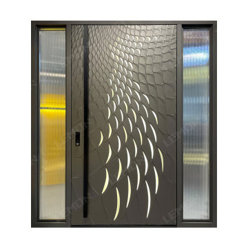 Laser Engraving Design Pivot Front Doors External