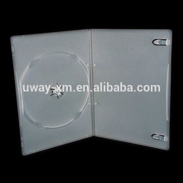 Clear 5mm single disc dvd case/5mm dvd box