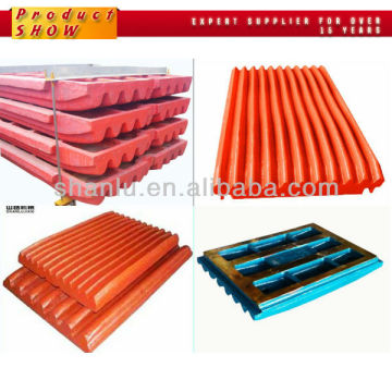 jaw plate for jaw crusher jaw crusher liner plate