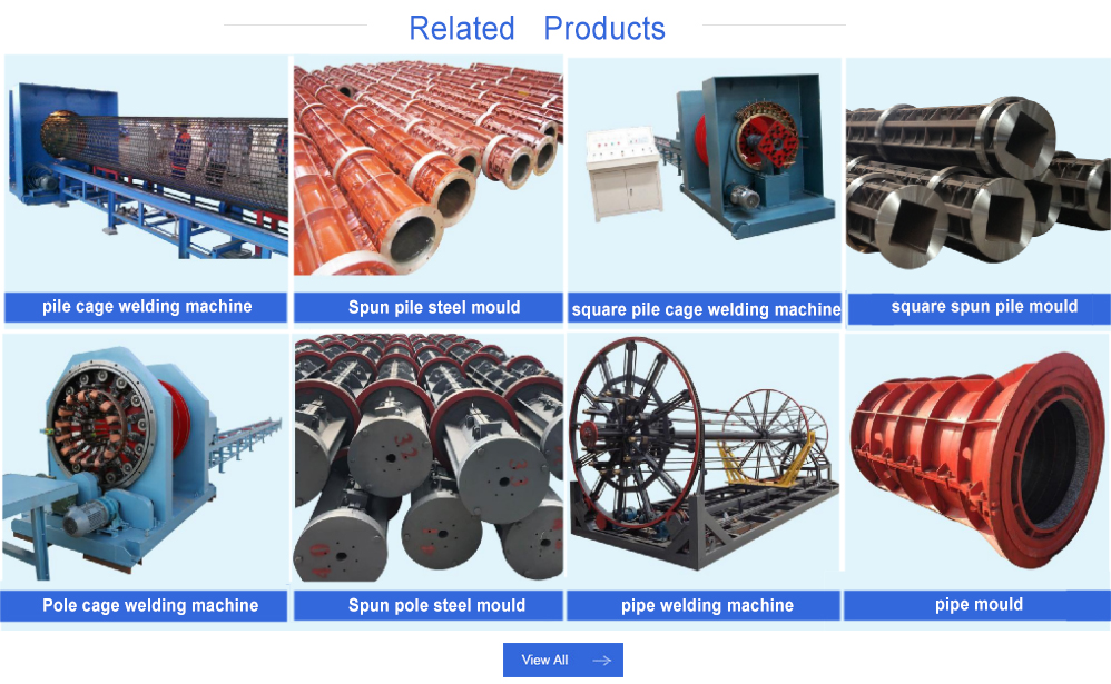 D600 concrete steel end plate for spun pile