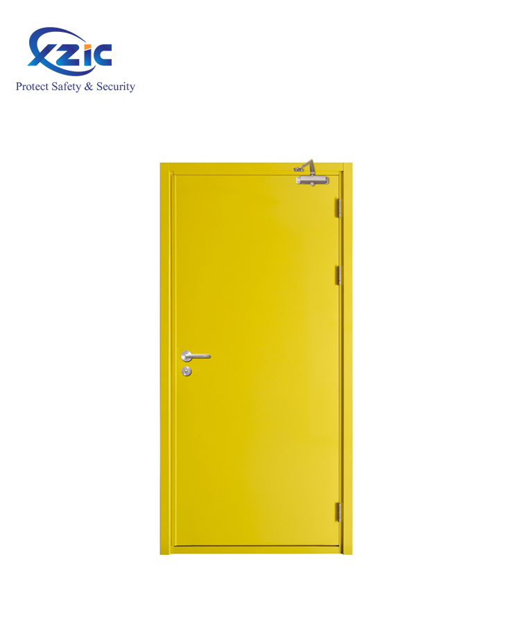 double fire doors 8*8 feet 180mins fireproof time emergency steel fire exit door with panic bar