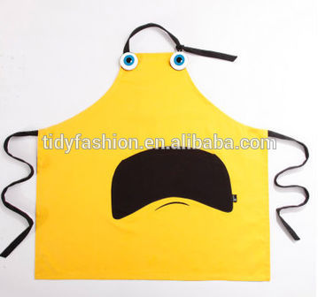 Adult Cute Printing Kitchen PVC Plastic Aprons