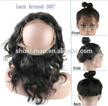 Hot sale !! 360 lace frontal / 360 hair pieces