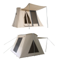 Outdoor Camping Family Tent Canvas Cotton Cabin Tent