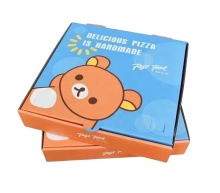 food box corrugated paper brown pizza box