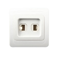 Double Universal RJ11 RJ45 Network Socket for Multicomputer Multimedia Systems