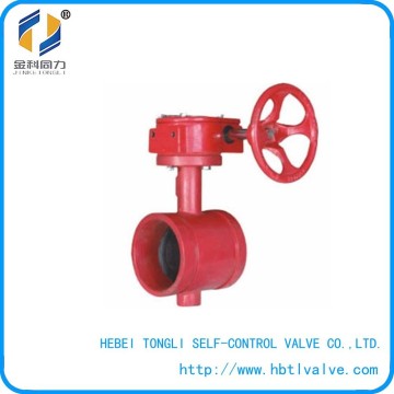 Resilient Seat Grooved Butterfly Valve