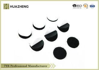 Patch 100% Nylon Adhesive Hook And Loop Dot , Black Velcro