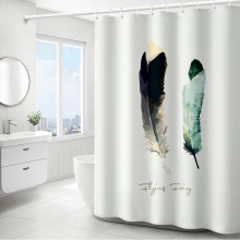 Wholesale Custom Printed Animal Design Shower Curtains: Elephant & Hedgehog