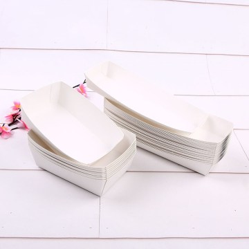 PE lamination Disposable Fired Food Snack Packaging Box