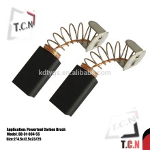 BK21 free dewalt angle grinder parts carbon brush, power tool carbon brush