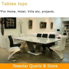 Newstar polished white marble top kitchen table