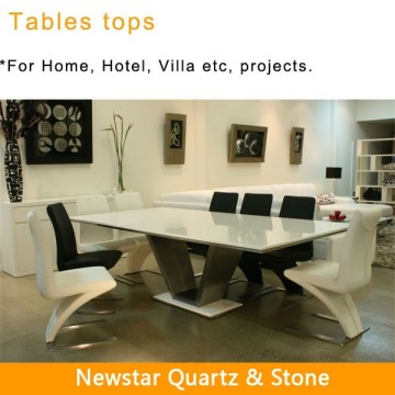 Newstar polished white marble top kitchen table