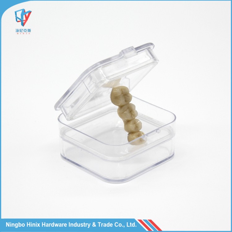 Medicinskt tandlaboratorium Material Denture Storage Box Plastic Membran Denture Box