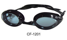 Blue Anti Fog Lens Silicone Swim Goggles,  Safety Goggles With Ce Certificate